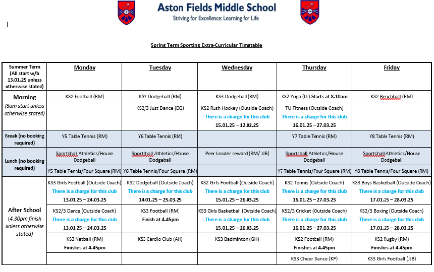 timetable